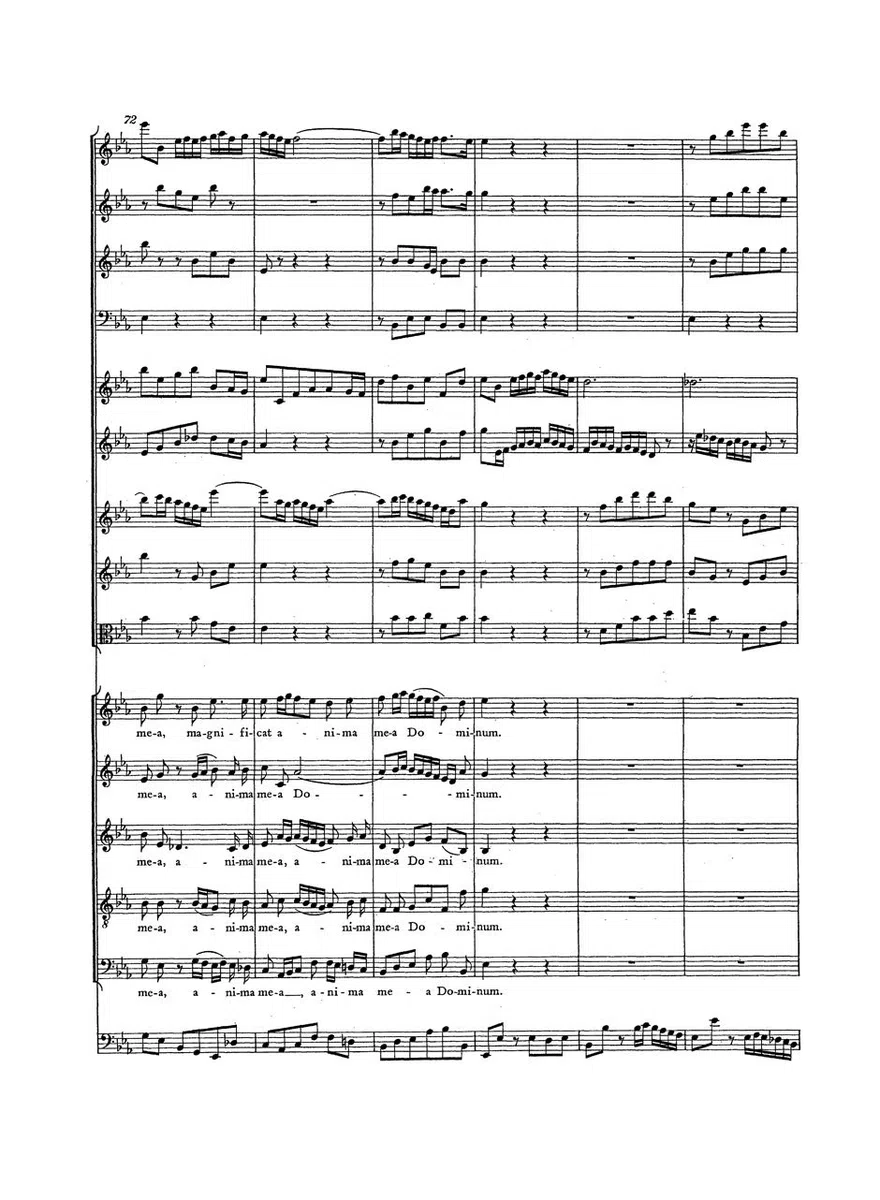 Magnificat Es-Dur BWV 243a