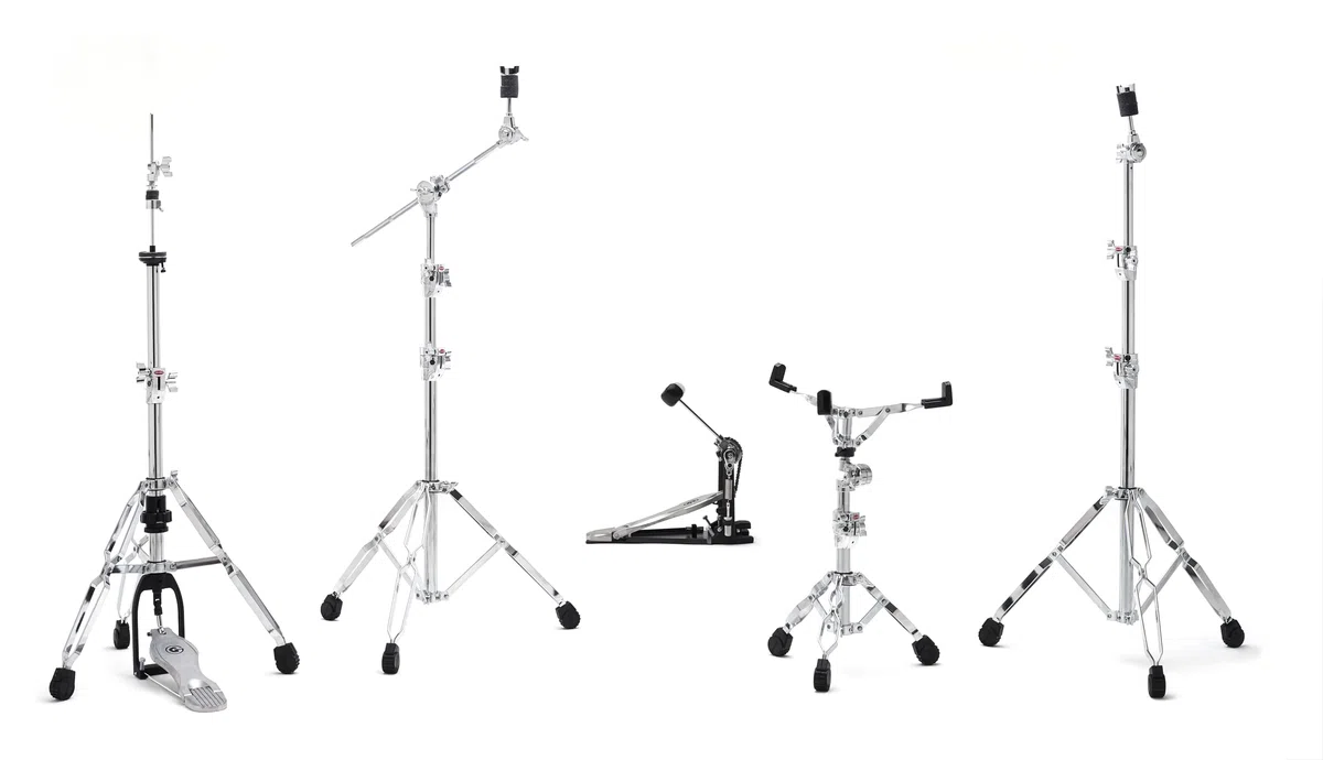 Gibraltar Hardware Pack 6700PK, Snare Ständer, Hi-Hat Ständer, Galgenbeckenständer, gerader Beckenständer, Single Pedal
