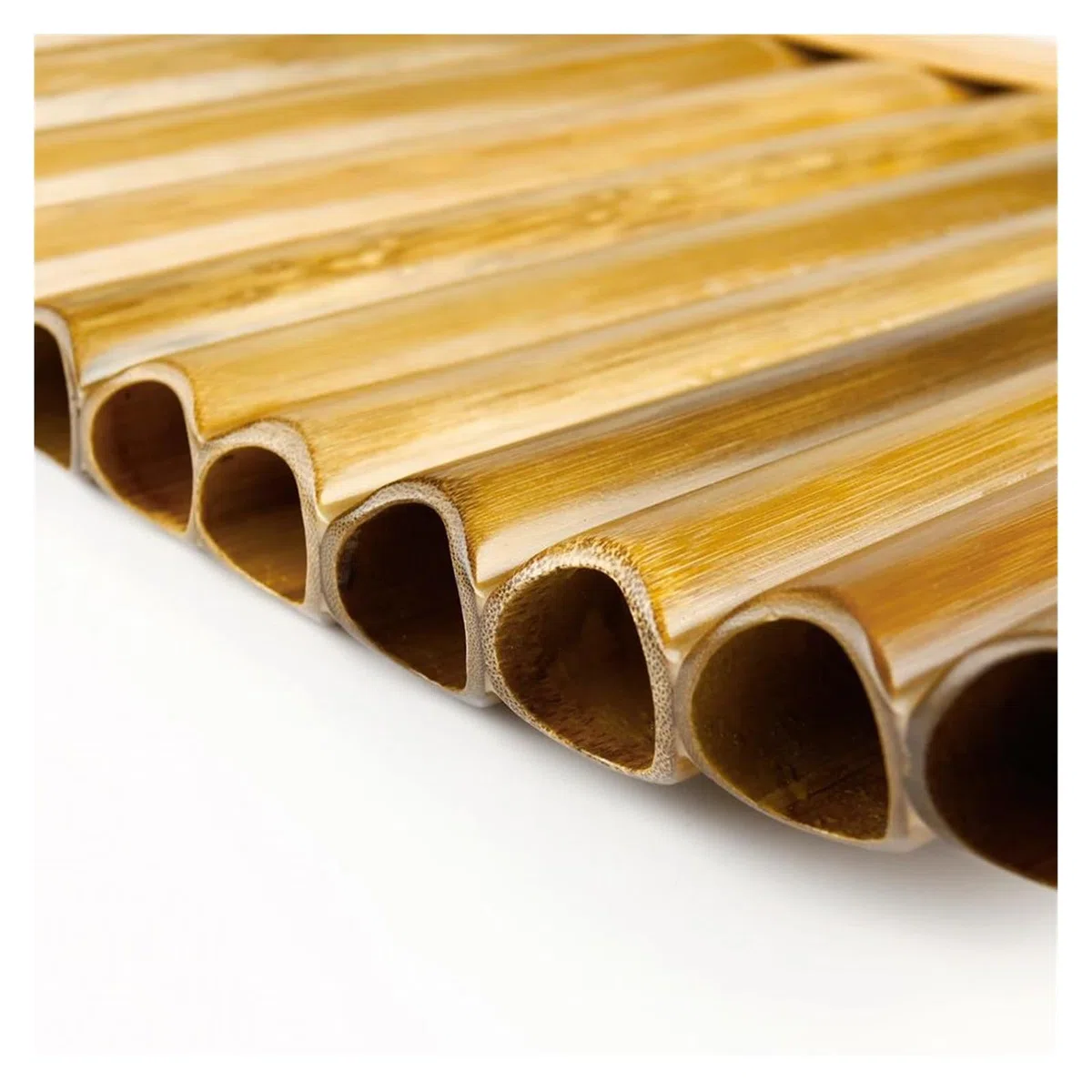Panflöte Blasinstrument Professionelles Traditionelles Musikinstrument Bambus G Taste Panflöte 25 Rohre(Left SMALL G)