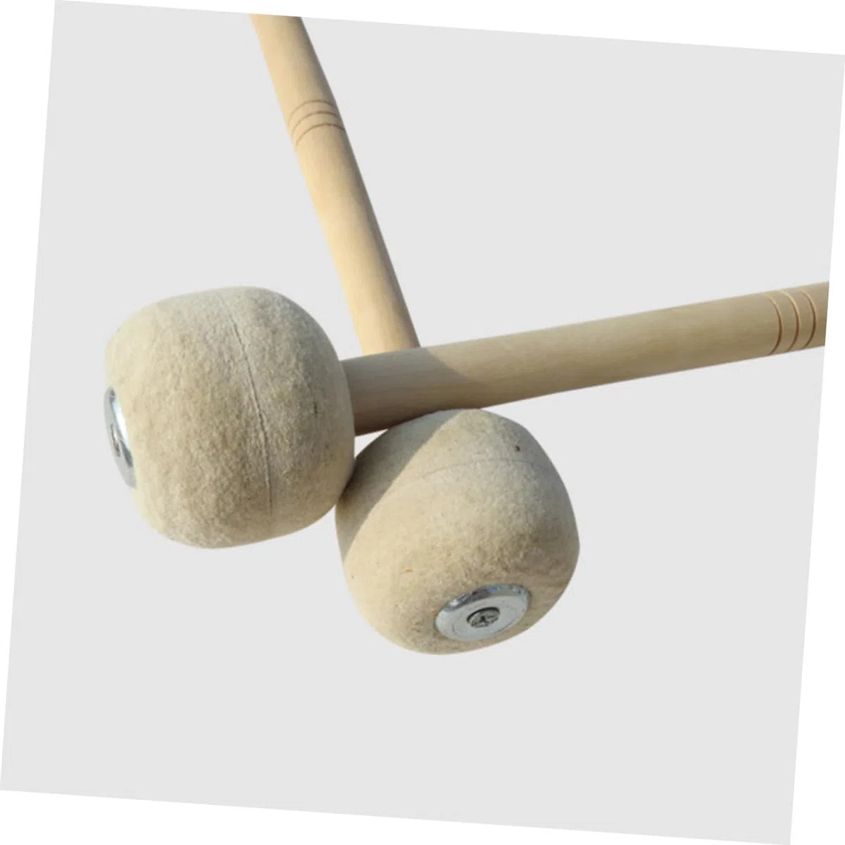 Schlägel für Snare Drum aus Wollfilz mit Griff aus Ahornholz Robustes Zubehör für Übung und Profispiel 1 Stück