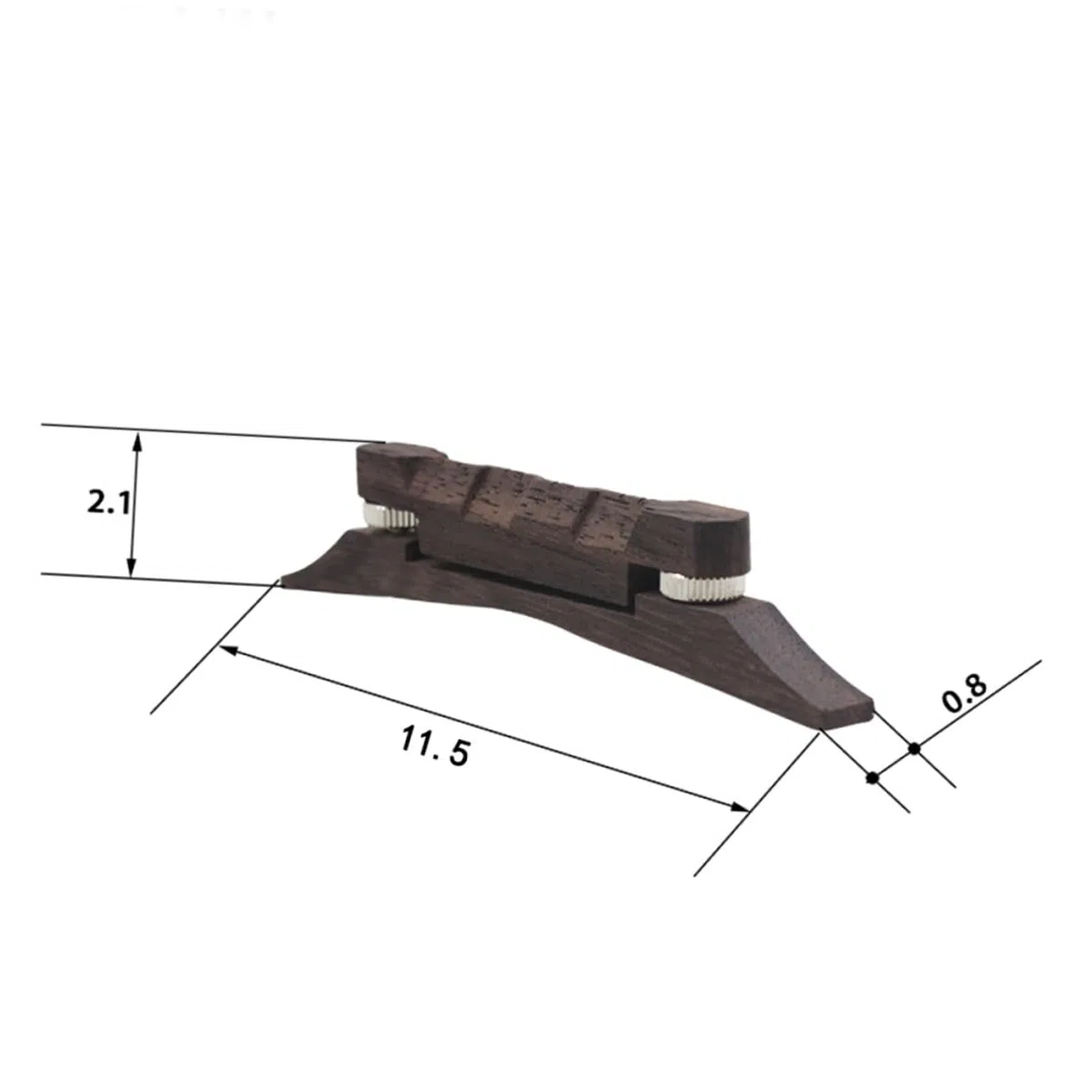 Yardwe Musikinstrumentenzubehör Höhenverstellbare Brücke für Mandoline und Gitarre Einfach zu Befestigen und Transportieren für Mandoline und Gitarrenspiel