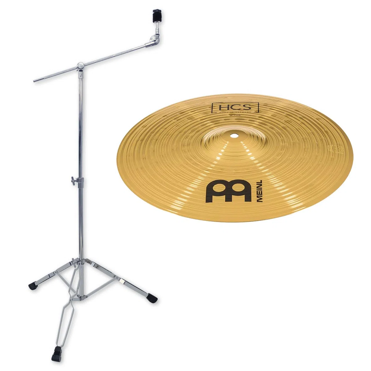 Meinl HCS 14" Crash Becken + Galgen-Beckenständer