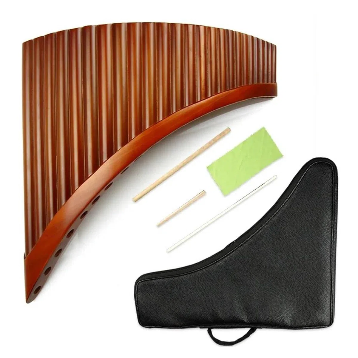 Panflöte Für Erwachsene Bambus Panflöte 25 Pfeifen C Tonart Traditionelles Holzblasinstrument(RIGHT HAND)