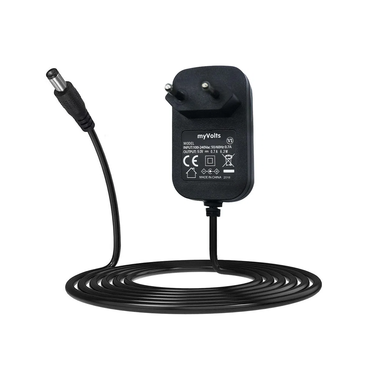 MyVolts 9V EU-Netzteil kompatibel mit Kettler Paso 309 Fahrrad-Heimtrainer