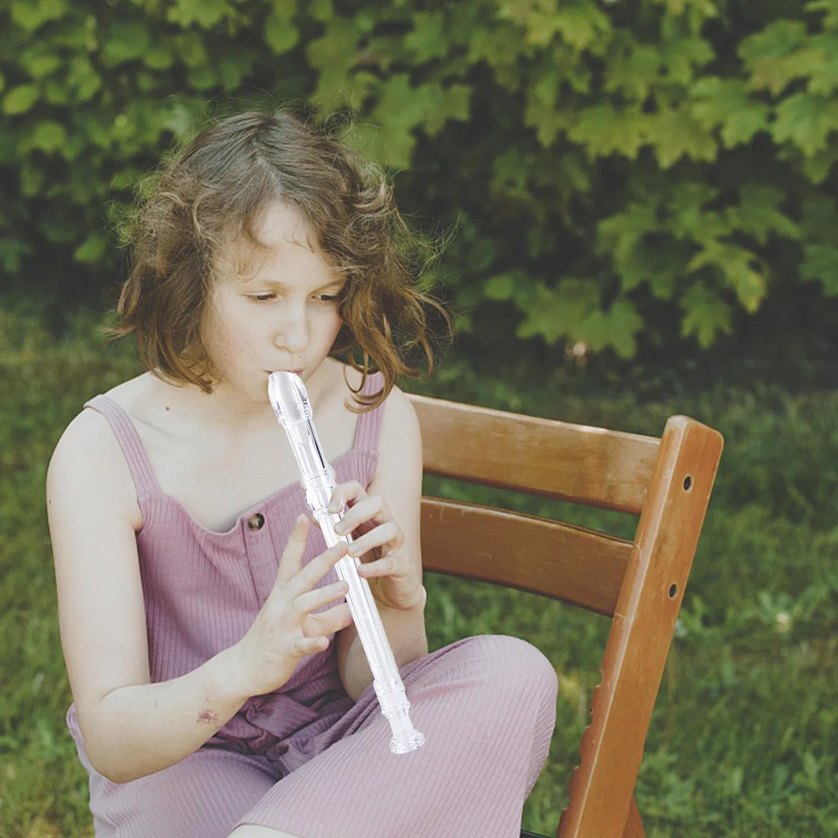 ifundom 8 loch G dur Blockflöte aus Abs mit Reinigungsstab und Anleitung Musikinstrument für Anfänger Volltönender Klang für Klassenzimmer und Bühne