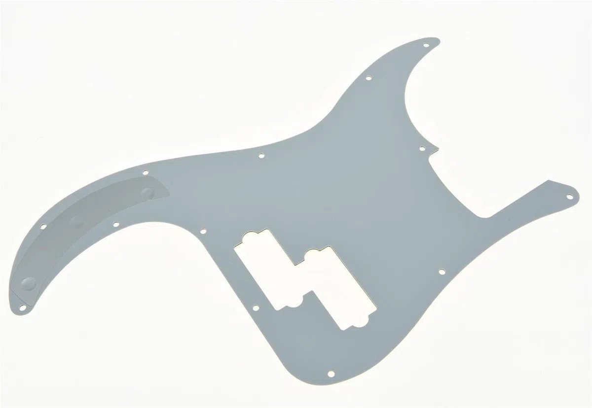 KAISH P-Bass-Pickguard mit 13 Löchern, P-Bass-Stil, Schlagbrett, Schlagbrett für USA/Mexiko, Precision P Bass, Pink, 3-lagig
