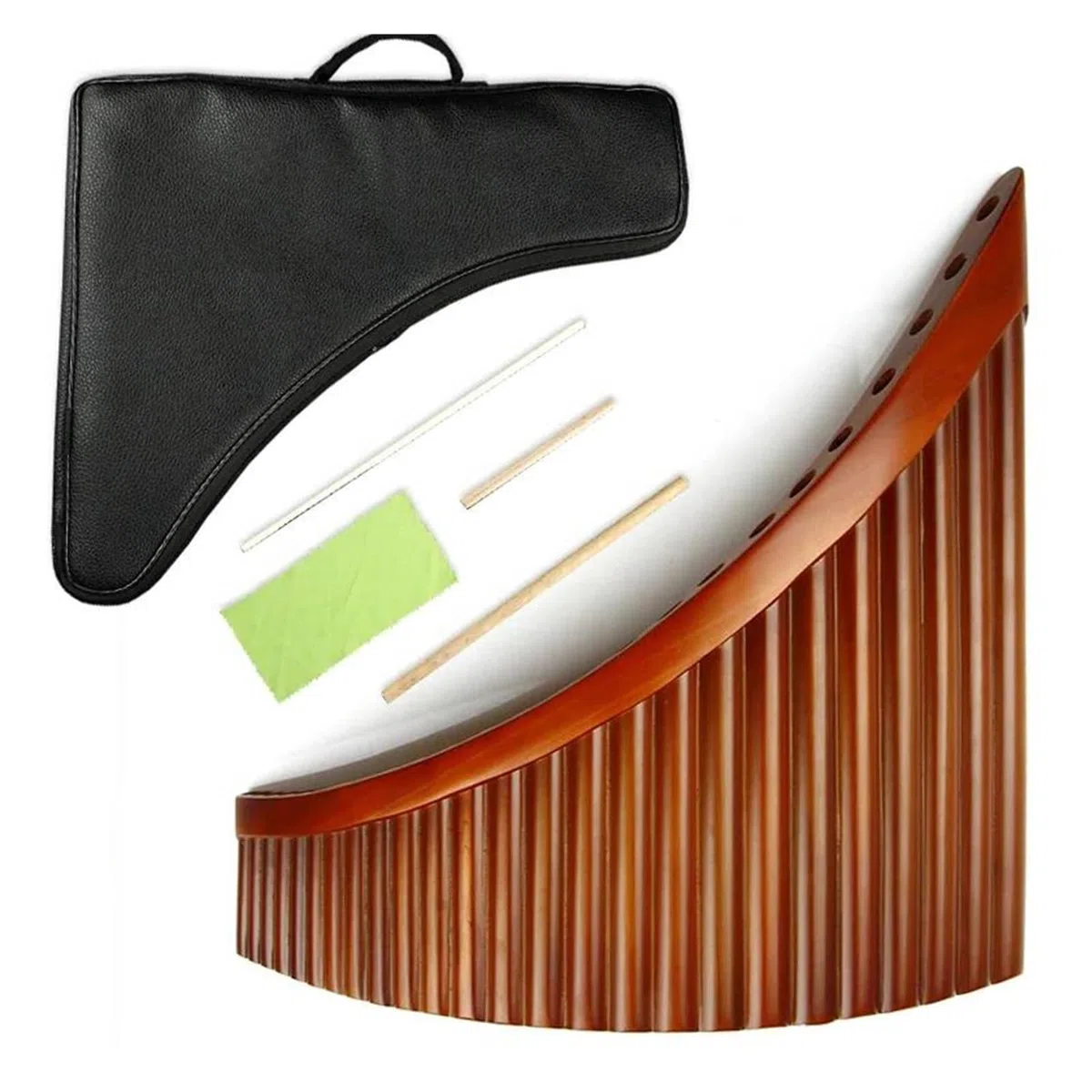 Panflöte Für Erwachsene Bambus Panflöte 25 Pfeifen C Tonart Traditionelles Holzblasinstrument(RIGHT HAND)