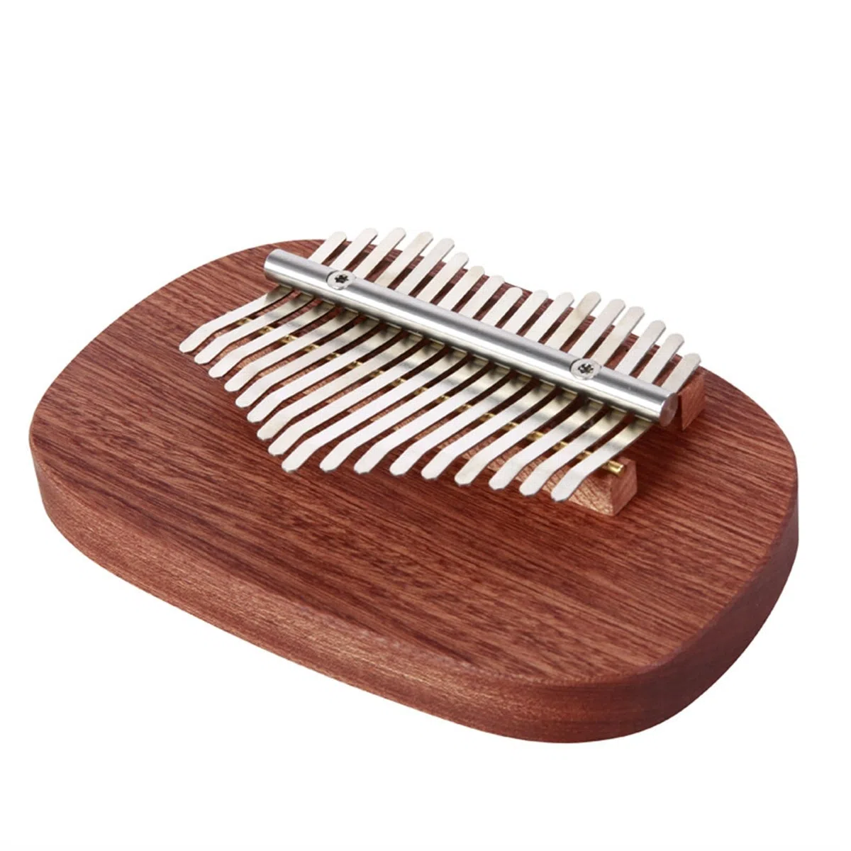 Spezielles Design, Sapeli-Holz, Kalimba-Daumenklavier Mit 17 Tasten, Musikinstrument. Geeignet Für Musikliebhaber Tragbare Kalimba Instrument