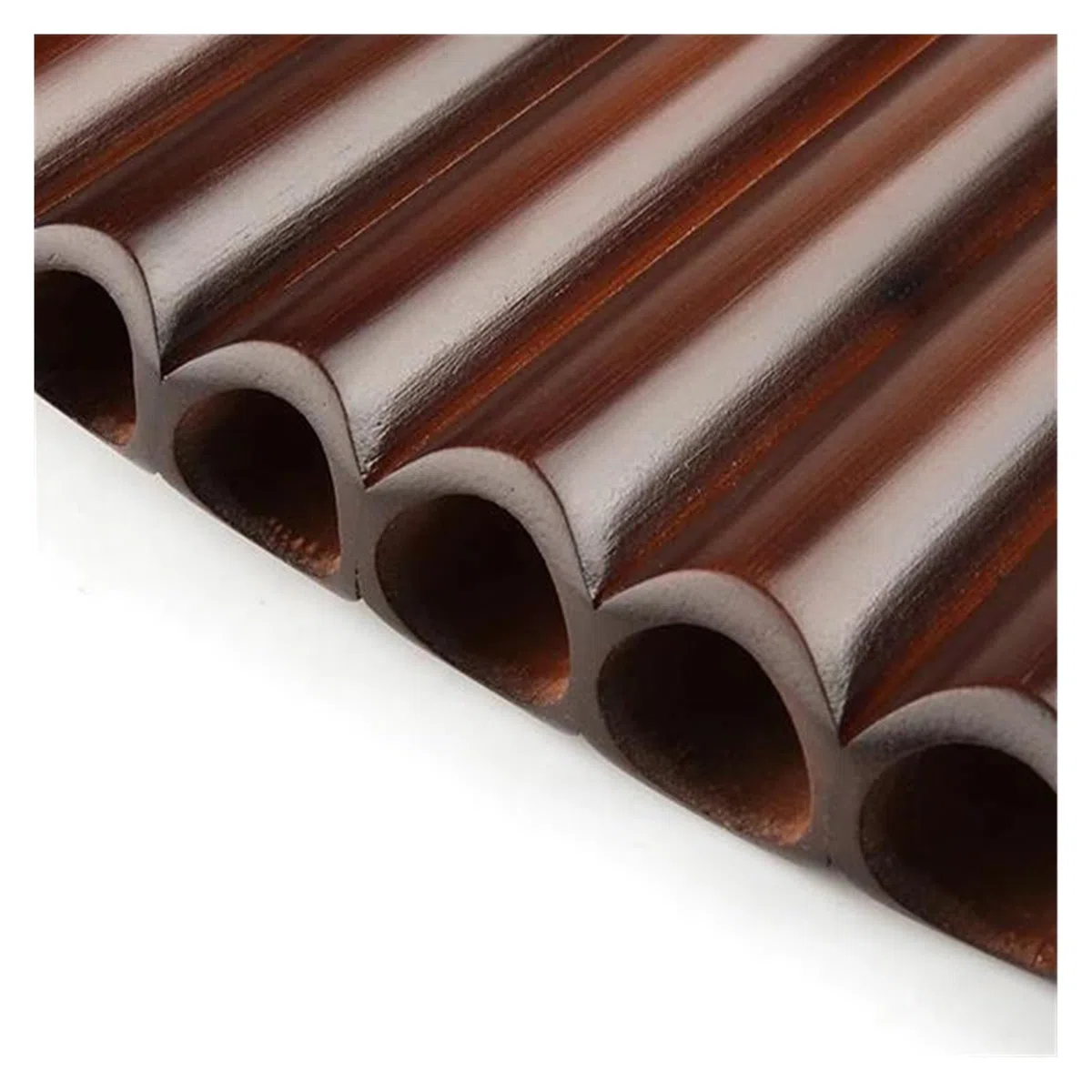 Panflöte Für Erwachsene G Taste 25 Pfeife Professionelle Handgemachte Panflöte Holzblasinstrument Traditionelles Instrument Bambus(BIG G LEFT)