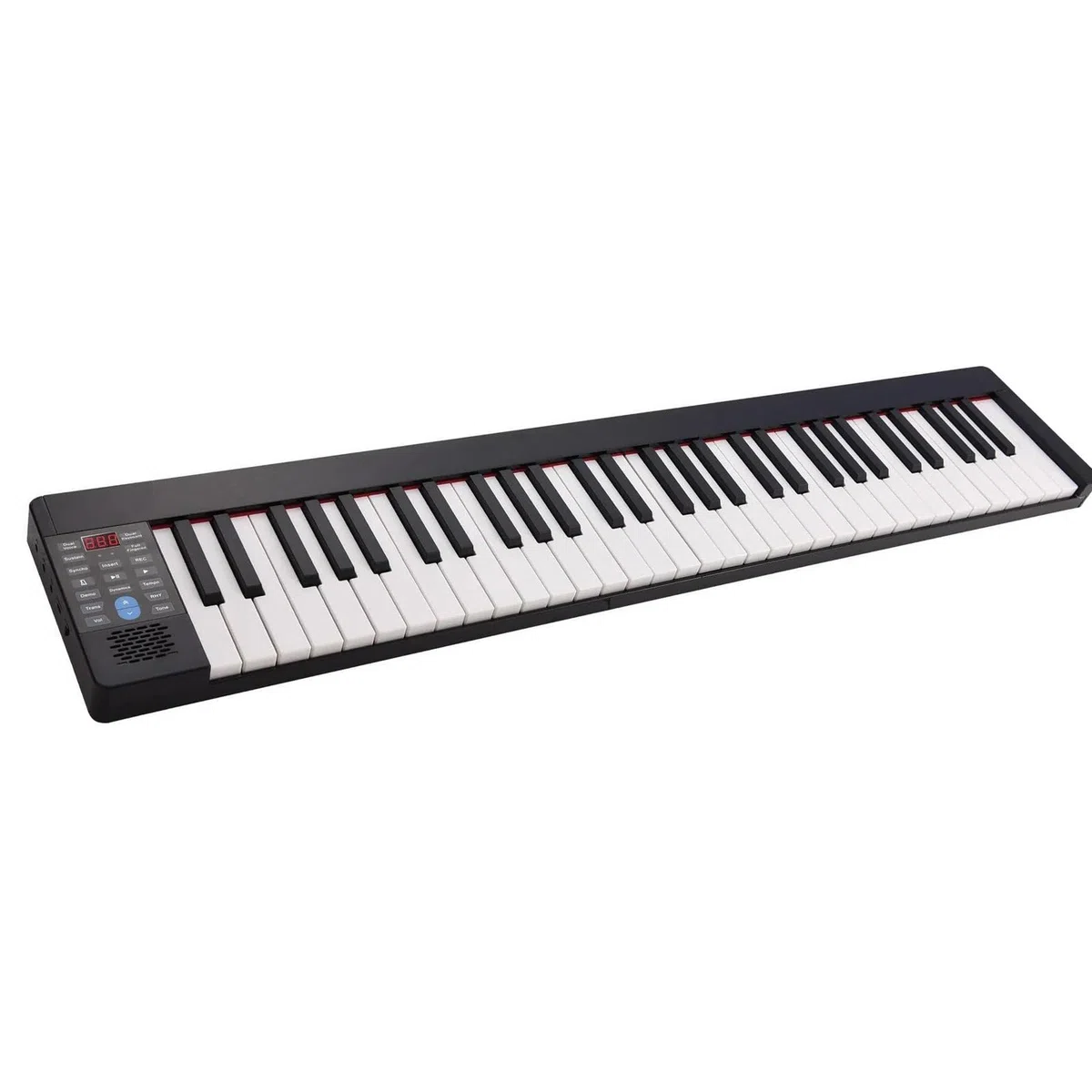 Faltbares Elektronisches Klavier Mit 61 Tasten Multifunktionale Elektronische Orgel Faltbares Digitalpiano 61 Tasten Klaviertastatur LCD(EU)