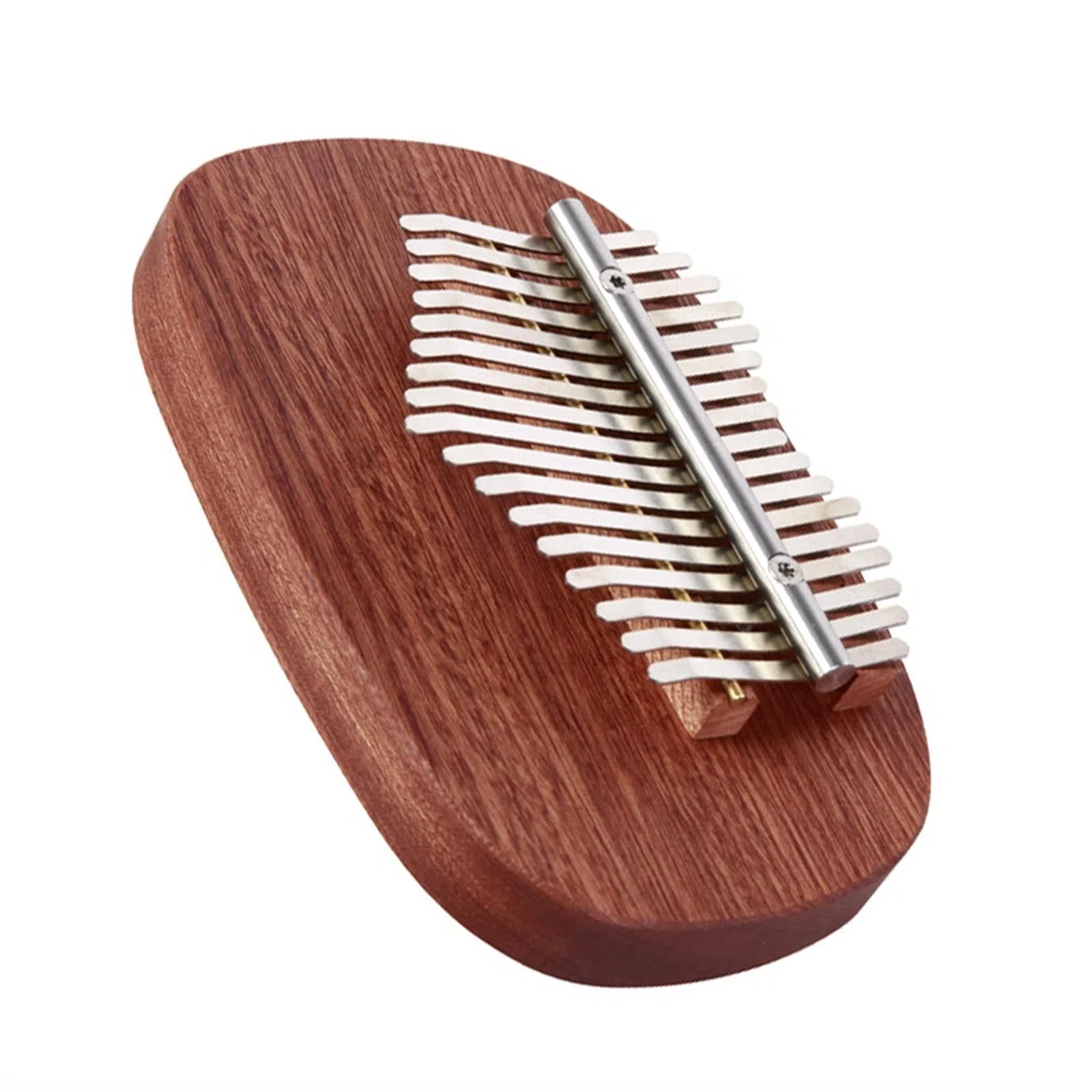 Spezielles Design, Sapeli-Holz, Kalimba-Daumenklavier Mit 17 Tasten, Musikinstrument. Geeignet Für Musikliebhaber Tragbare Kalimba Instrument