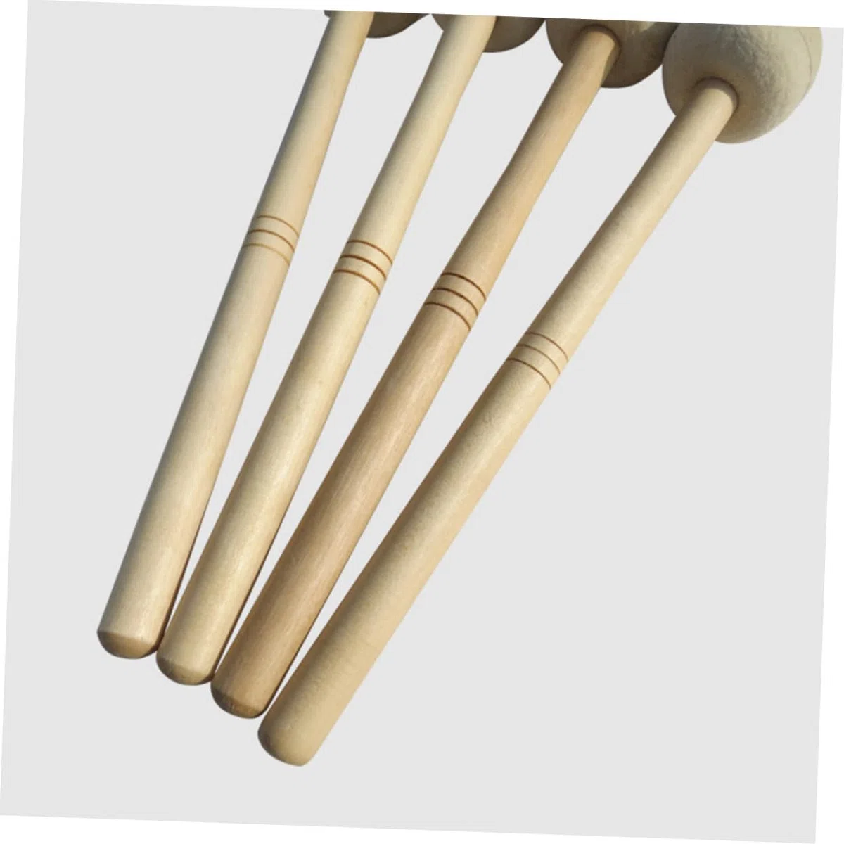 Schlägel für Snare Drum aus Wollfilz mit Griff aus Ahornholz Robustes Zubehör für Übung und Profispiel 1 Stück