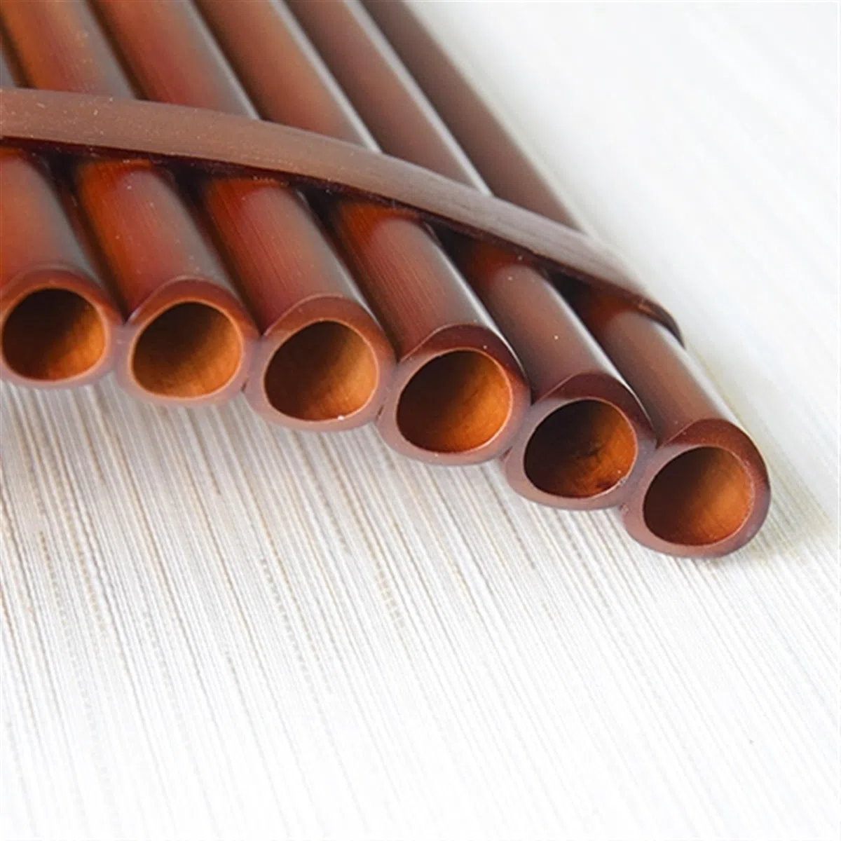 Panflöte Mit Holzleisten Und Spannreifen 22-Röhren-Instrumente In G- Und C-Tonart Braun Für Professionelles Spielen (Color : C, Size : Right)