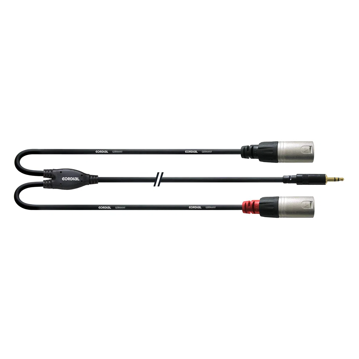 CORDIAL CFY 3 WMM Y-Adapterkabel XLR male 3 m Rean Stecker