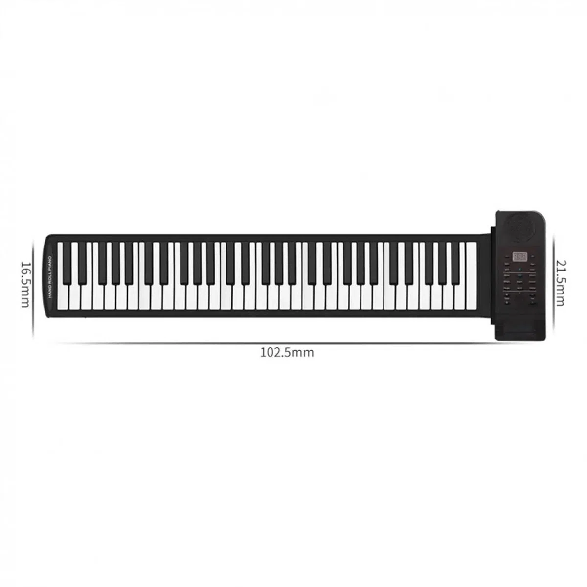 Professionelle Elektronische Tastatur Tragbares Roll-Up-Klavier Mit 61 Tasten Und Flexiblem Silikon Elektronische MIDI-Tastatur Orgel(EU)