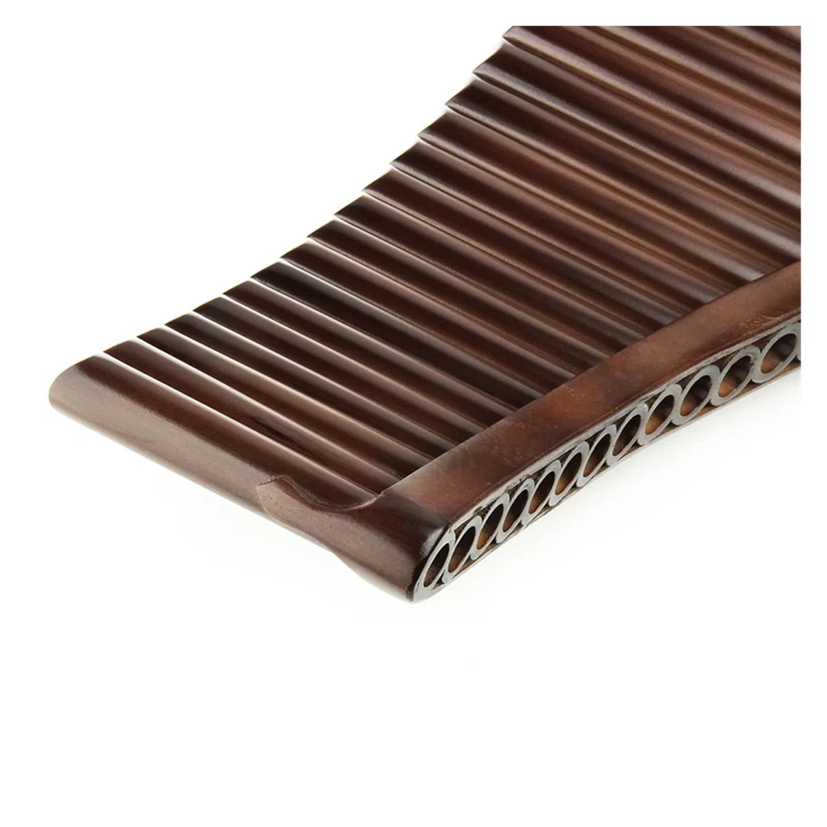 BABYCE Panflöte Erwachsene 25 Pfeifen, C-Taste, Unten Ausgehöhlt, Professionelle Panflöte, Chinesisches Traditionelles Musikinstrument, Panflöten, Leicht Zu Erlernen (Color : Right)