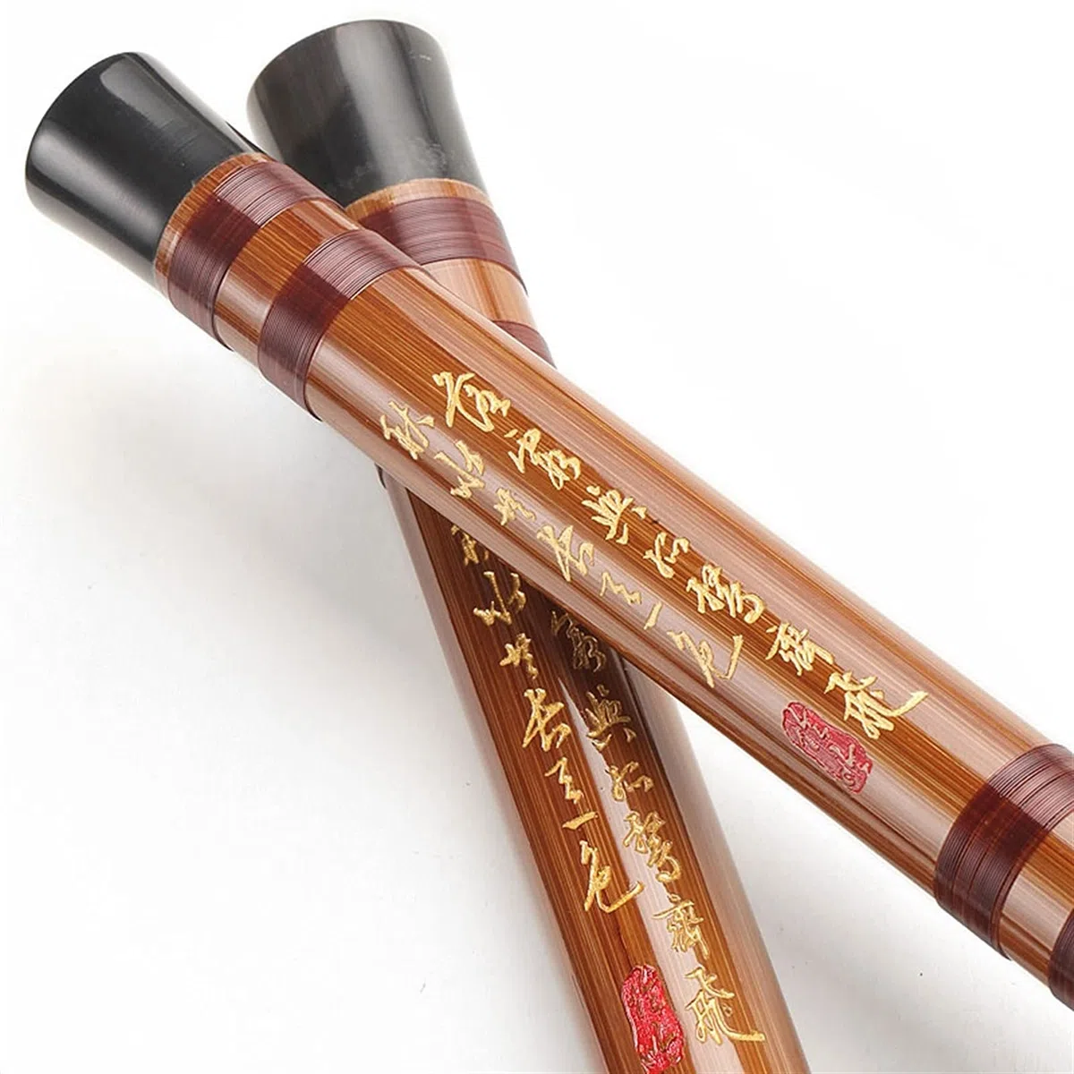Bitterer Bambus High-End-Kupferflöten-Instrument Erwachsene Professionelle Spielen Erwachsene Flöte Chinesische Musical-Dizi-Klarinette G/F/E/D/C-TUNE(C)