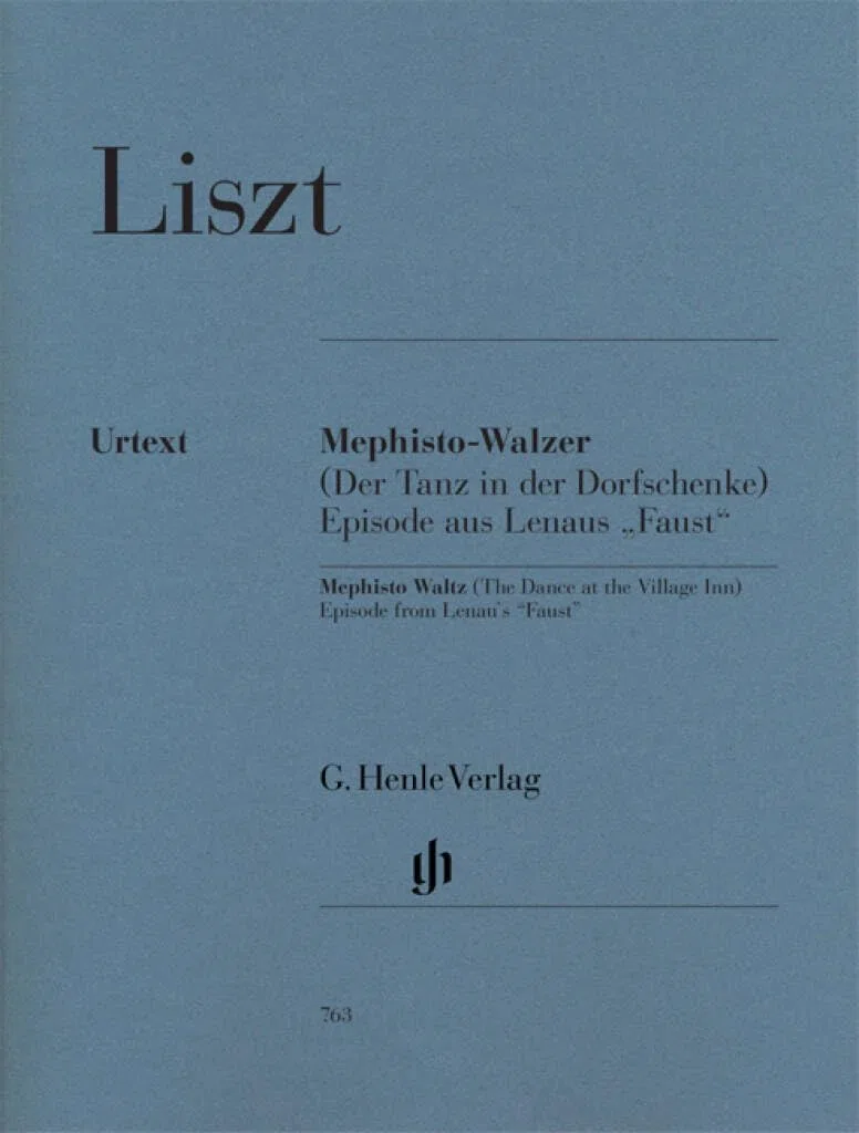 Mephisto-Walzer: Instrumentation: Piano solo (G. Henle Urtext-Ausgabe)