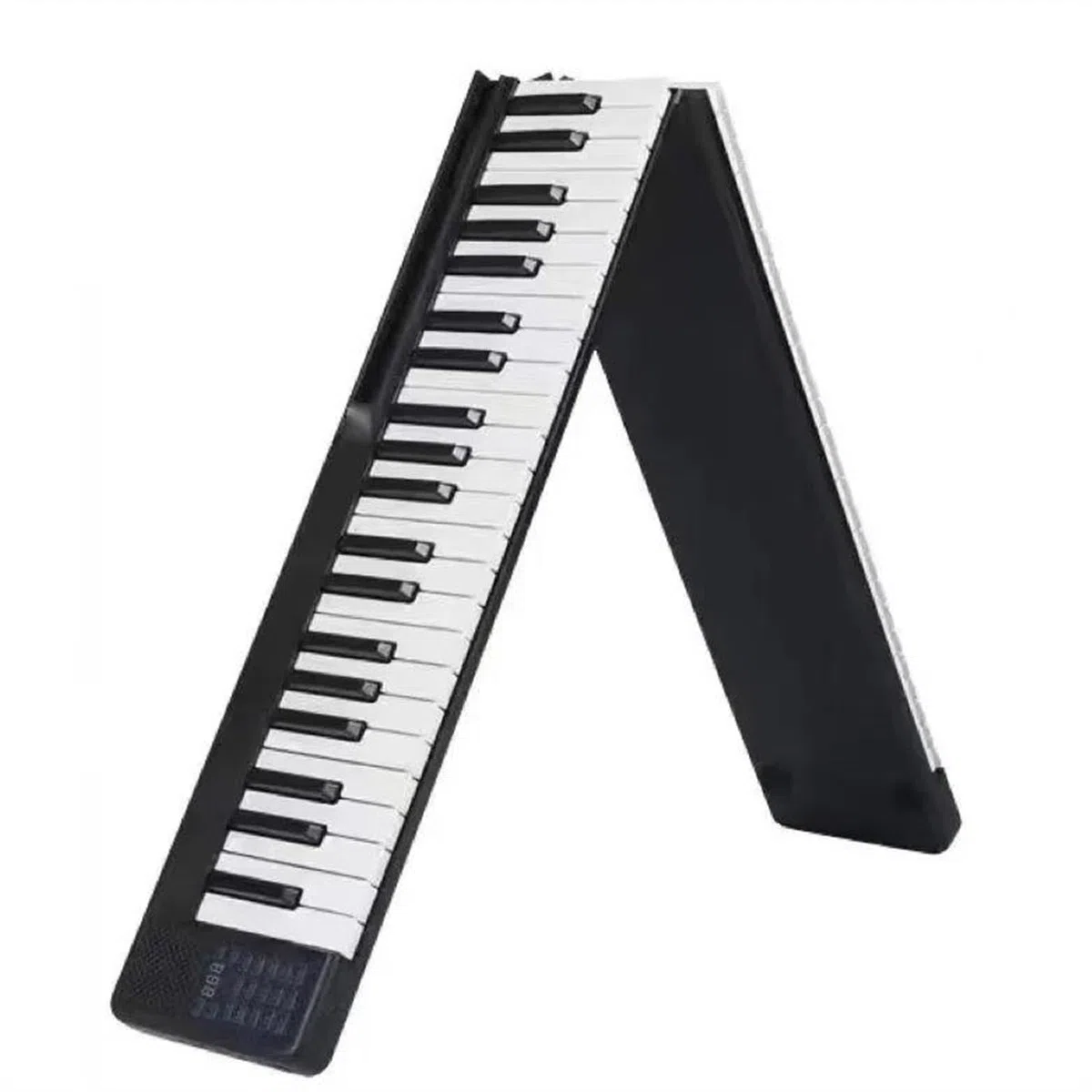 Elektronische Orgel 88 Tasten Professionelles Tragbares Keyboard-Piano Für Erwachsene Anfänger Musikinstrumente(Black)